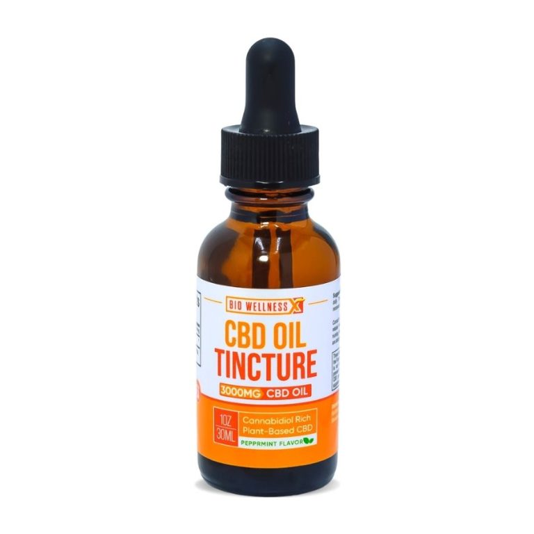 3000mg CBD Oil Tincture - BioWellnessX