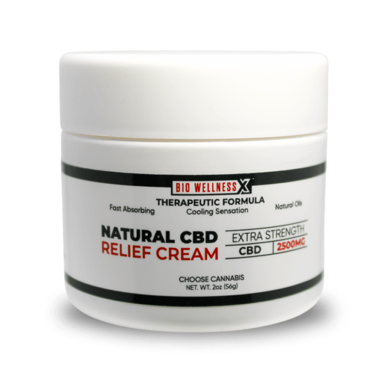 Natural CBD Relief Cream - 2500mg CBD - front