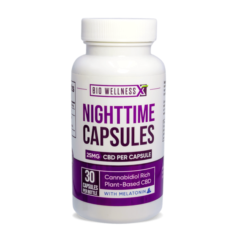 Nighttime Capsules with CBD and Melatonin