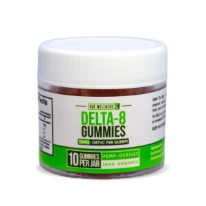 10mg Delta 8 gummies - 10 count - passion fruit flavor