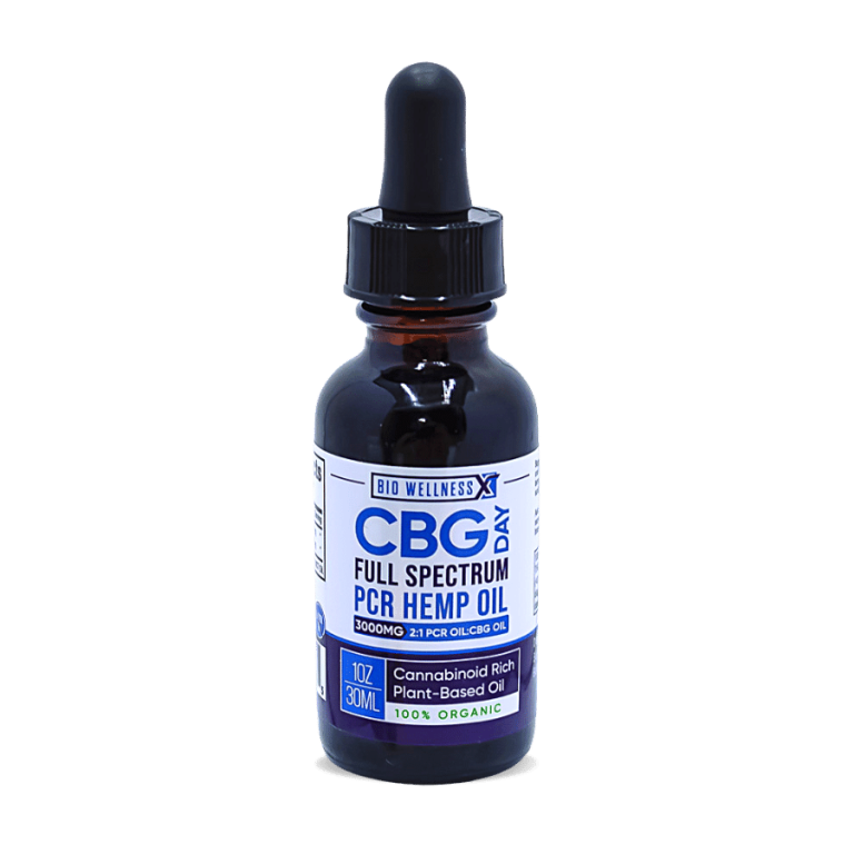 Recept CBGオイル CBG Oil Tincture - Full Spectrum PCR - daytime - BioWellnessX