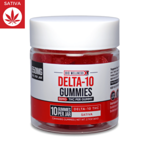 Organic Delta 10 Gummies - 55mg - Cherry Flavor