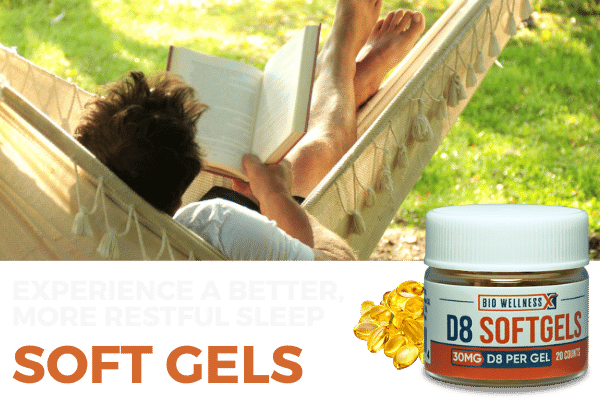Restful Sleep with Delta 8 THC Soft Gels