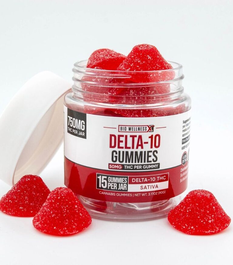 Delta-10 THC Gummies - Cherry - 15 Count