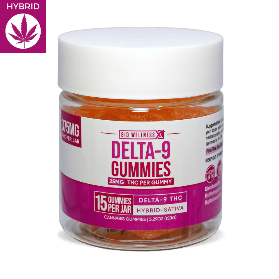 Organic Delta 9 THC gummies – 10mg & 25mg THC Per Gummy