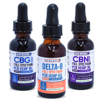 Full Spectrum THC Oil Bundle Delta 8 THC Oil 2000mg, Full Spectrum CBN Oil 2300mg, Full Spectrum CBG Oil 3000mg