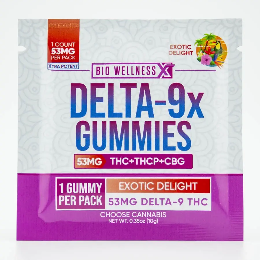 THCp Gummies (Delta 9x) - 53mg - Single Pack