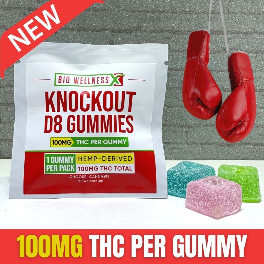 100mg delta 8 gummies - natural ingredients only