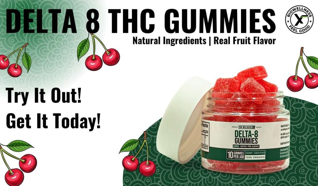 50mg Delta 8 THC Gummies - Cherry Flavor