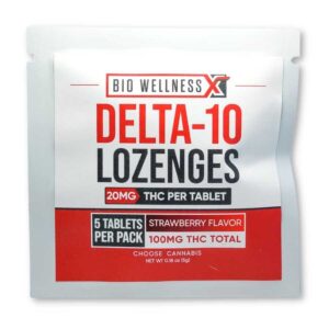 Delta 10 Tablets - 20mg - 5-pack - Strawberry Flavor