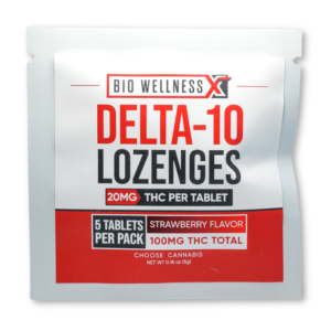 Delta 10 Tablets - 20mg - 5-pack - Strawberry Flavor