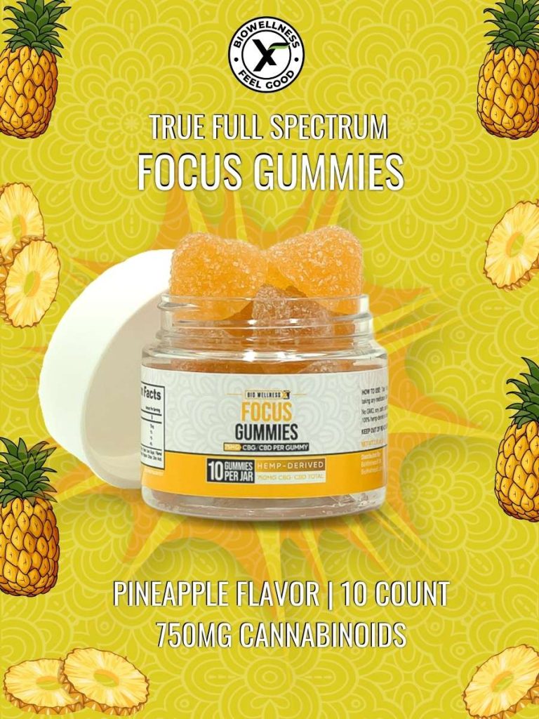 Focus Gummies For Adults - BioWellnessX