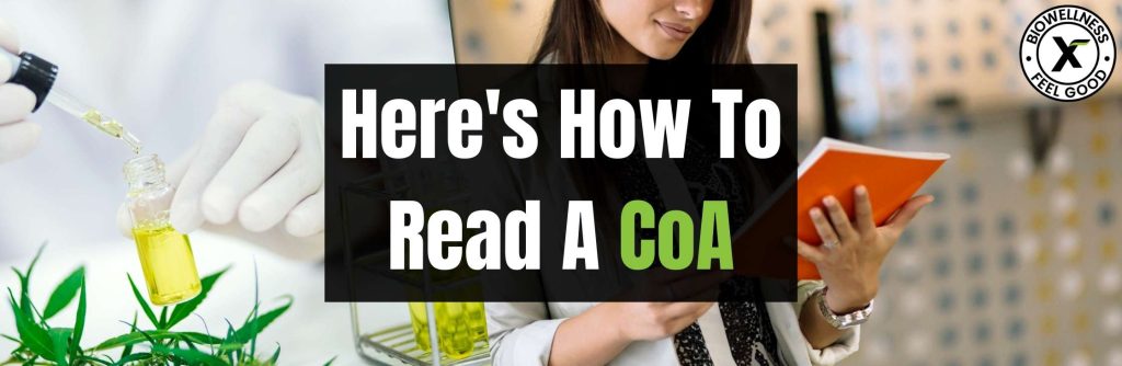 How to read a COA