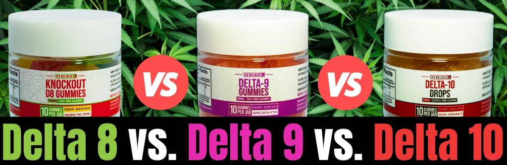 Difference between delta 8 delta 9 delta 10