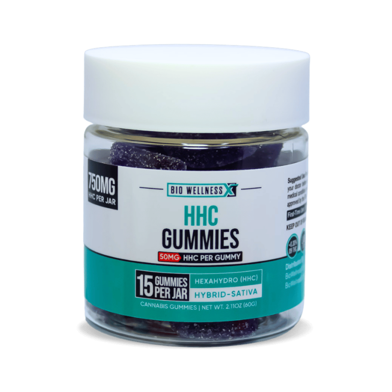 HHC-Gummies - 50mg HHC - BioWellnessX