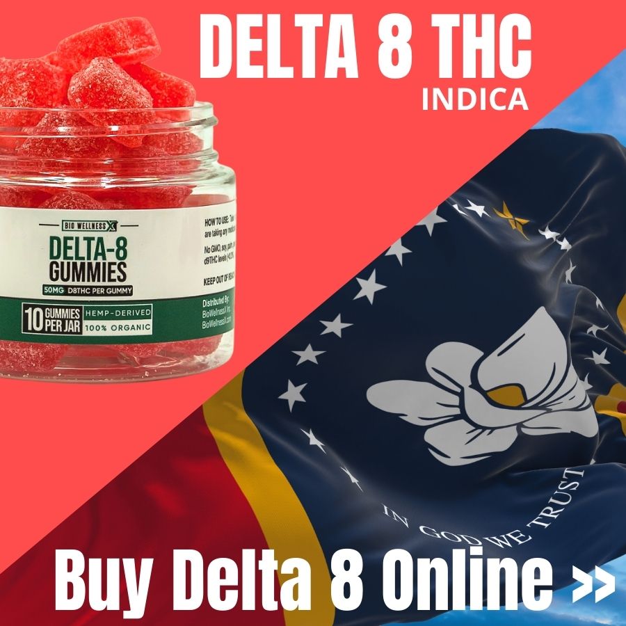Buy Delta 8 THC online in Mississippi