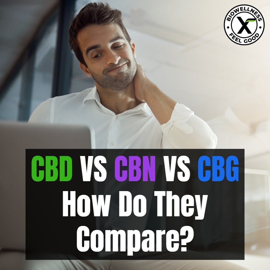 CBD vs CBN vs CBG