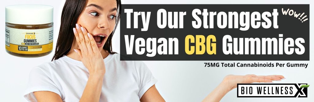 Vegan CBG Gummies from Biowellnessx