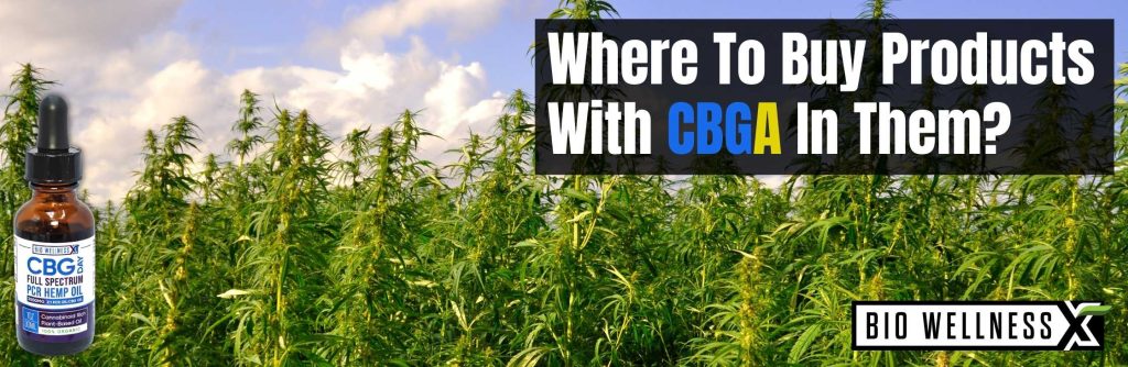 Where to buy products with CBGA