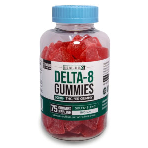 Organic Delta 8 Gummies 50mg - 75 count - chery