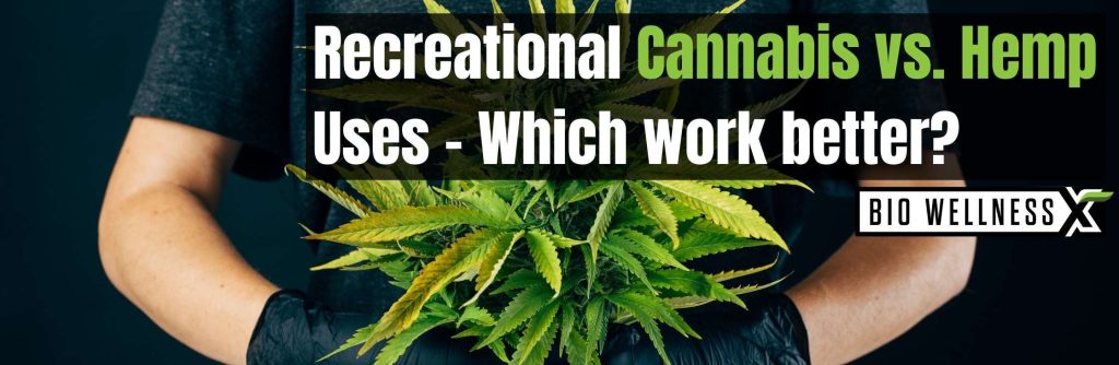 Recreational Cannabis vs hemp