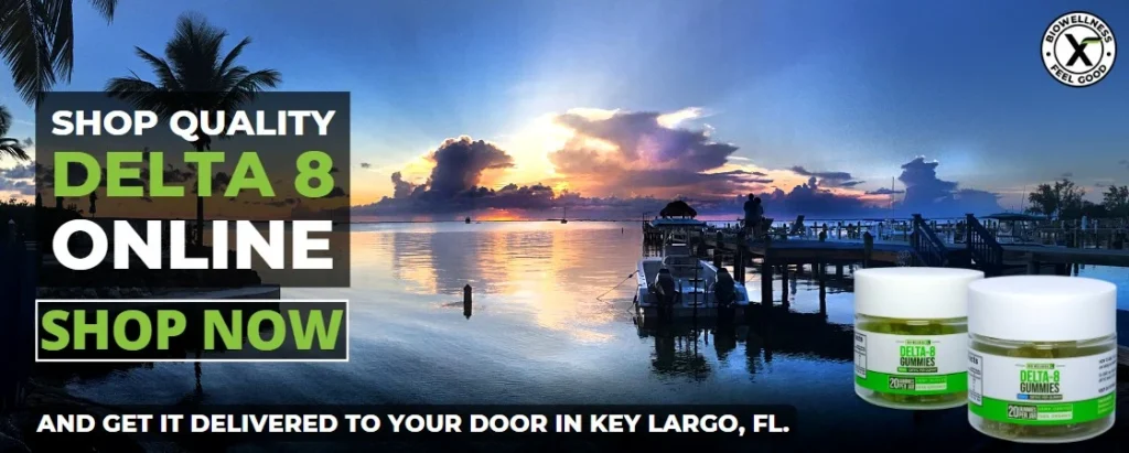 Shop quality Delta 8 products in Key Largo Florida with BiowellnessX