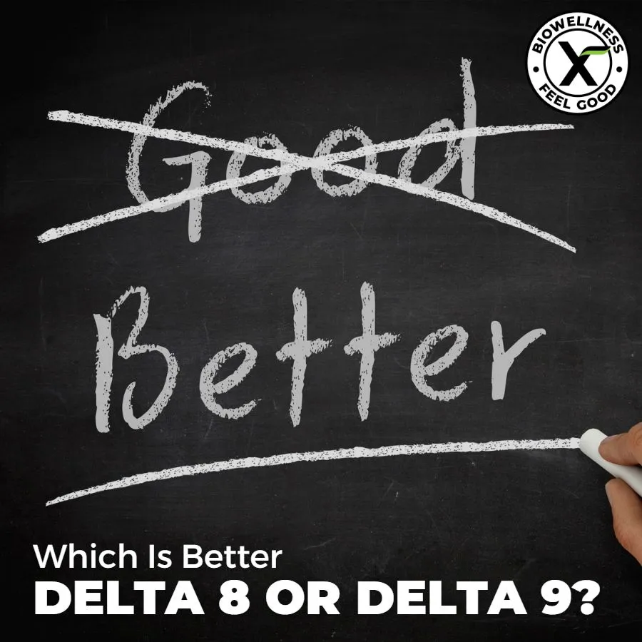 Is Delta-8 THC Better Than Delta-9 THC - BiowellnessX