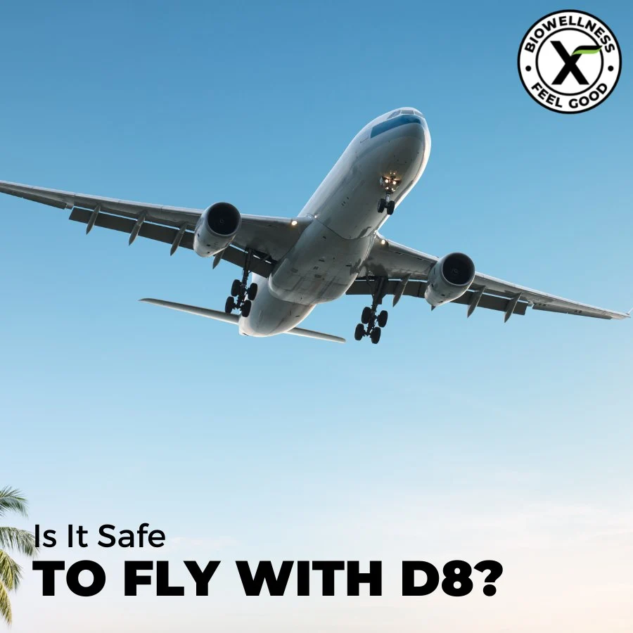 Is it safe to fly with Delta-8 - BiowellnessX