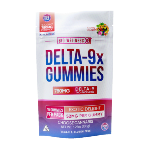 Delta-9 THC Gummies + THCp + CBG - 15 count - front