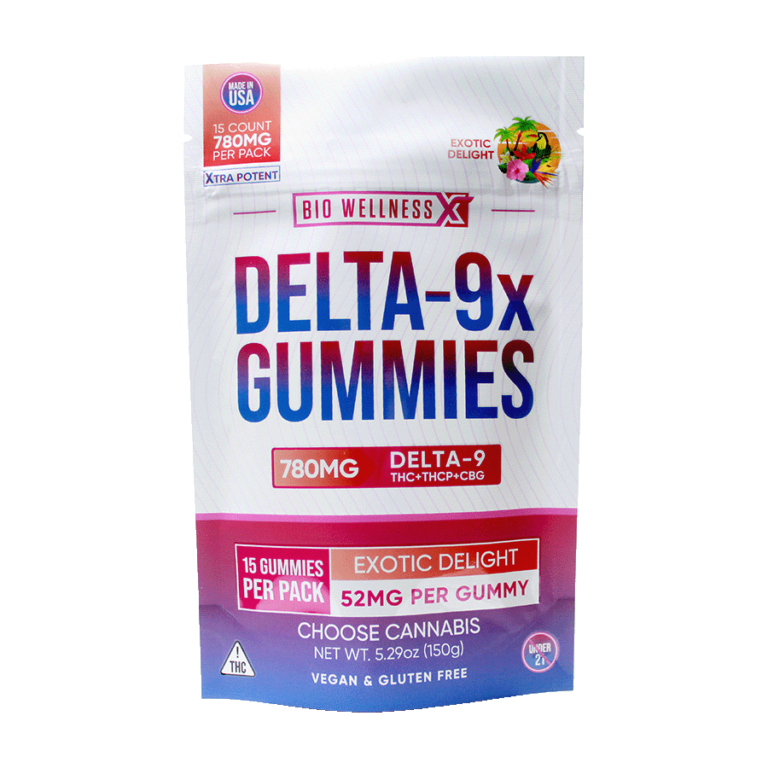 Delta-9 THC Gummies + THCp + CBG - 15 count - front