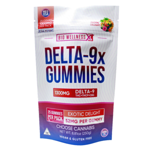 Delta-9 THC Gummies + THCp + CBG - 25 count - front