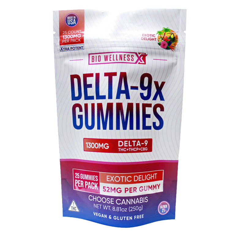 Delta-9 THC Gummies + THCp + CBG - 25 count - front