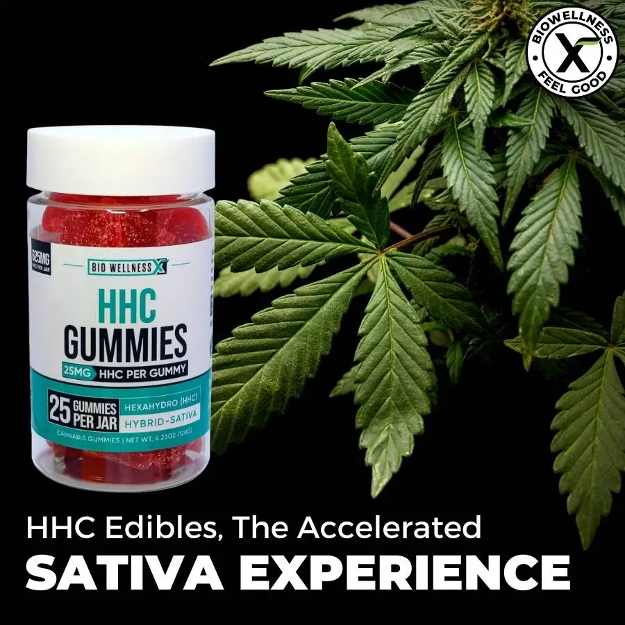 HHC Edibles - The Accelerated Sativa Experience - BiowellnessX