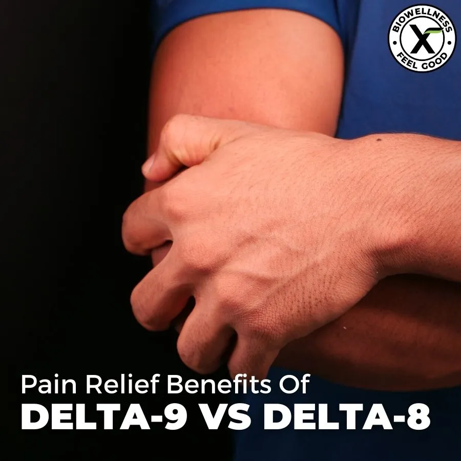 Pain relief from Delta 9 and Delta 8