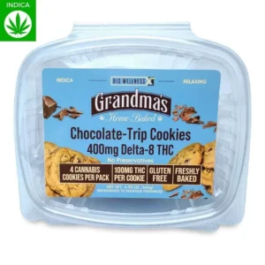 Chocolate-Trip Cookies With 100mg Delta-8 THC