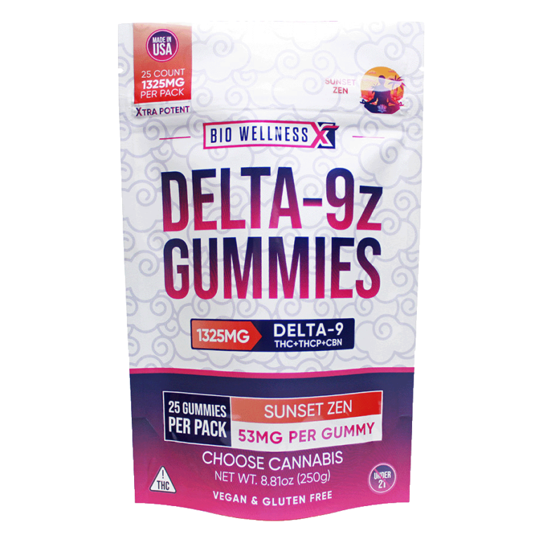 Delta-9z THC Gummies + THCp + CBN - 25 count - front