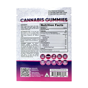 Delta-9z THC Gummies + THCp + CBN - 4 count - back