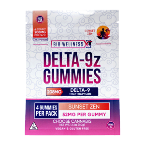 Delta-9z THC Gummies + THCp + CBN - 4 count - front