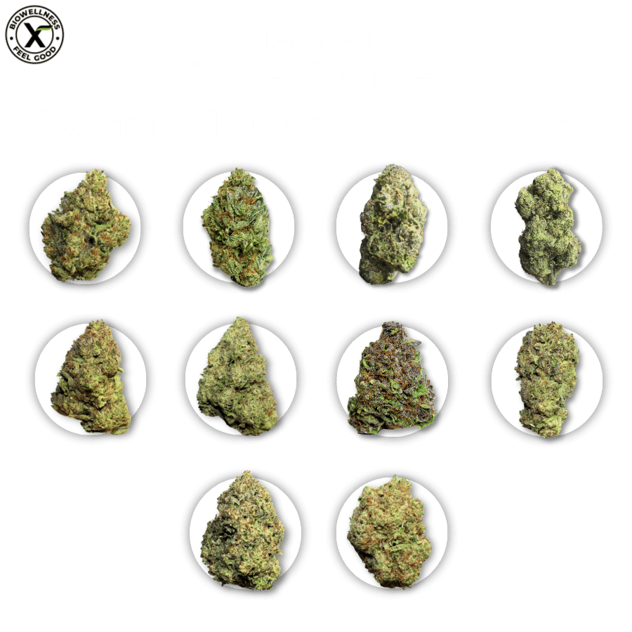 wholesale thca flower 10 strains 1gram