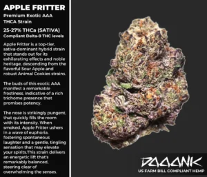 Apple Fritter - Exotic AAA - Strain Card