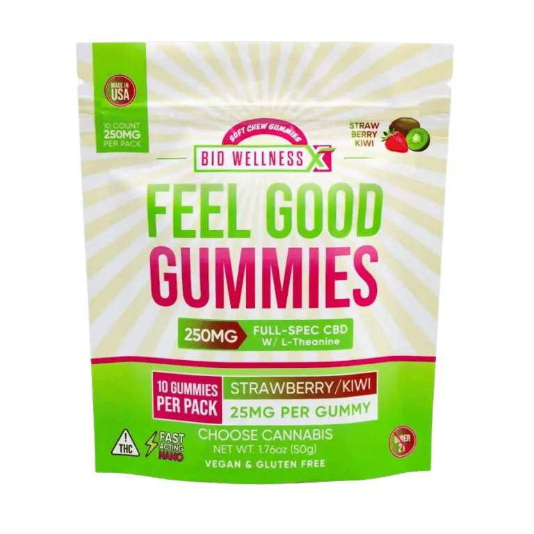 Feel Good-Gummies Full-Spectrum CBD Front transparent