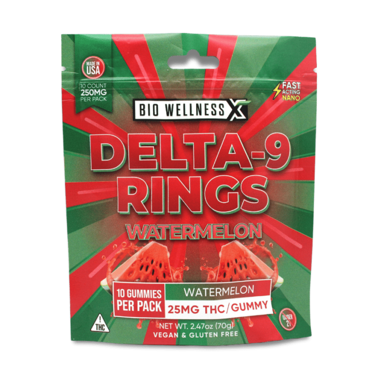 Delta-9 THC Rings - Watermelon - 10CT - Nano