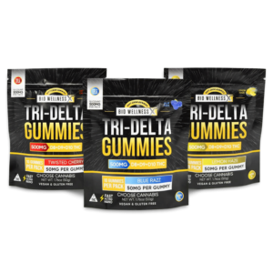 Tri-Delta Gummies D8 D9 D10 3 Flavors BioWellnessX