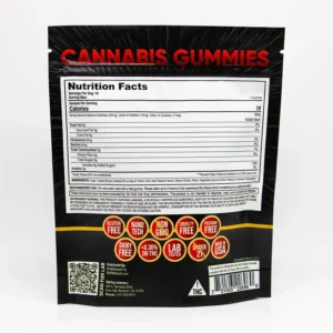 Tri-Delta Gummies - Delta 8, Delta 9, Delta 10 Gummies - Cherry - 10 ct - Back