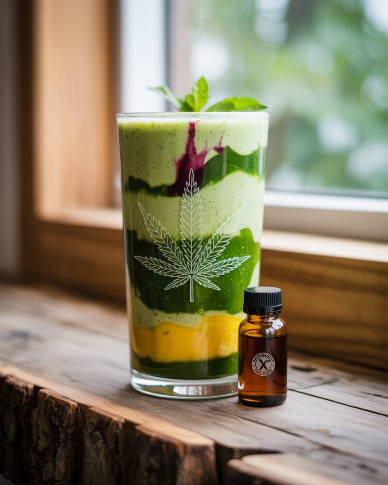cannabis tincture smoothie