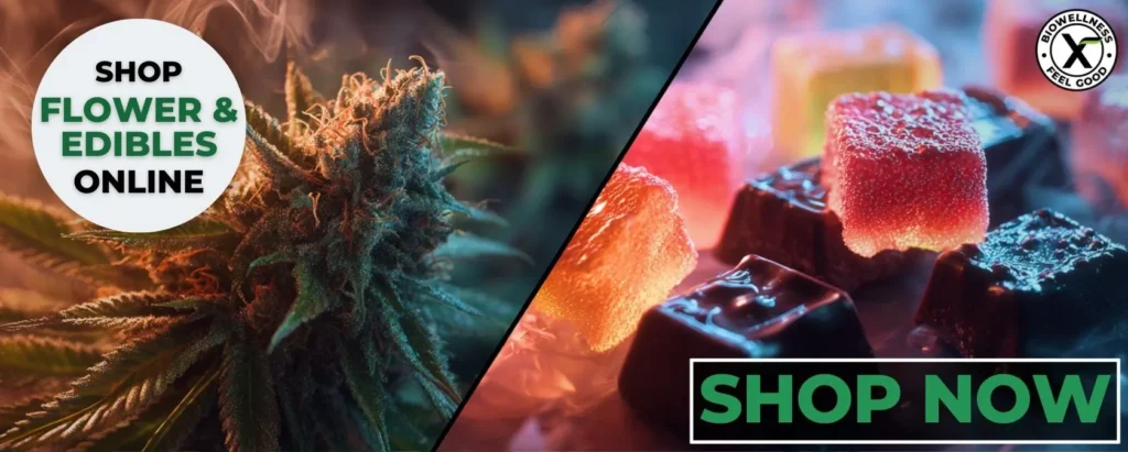 Shop THC Flower and Edibles
