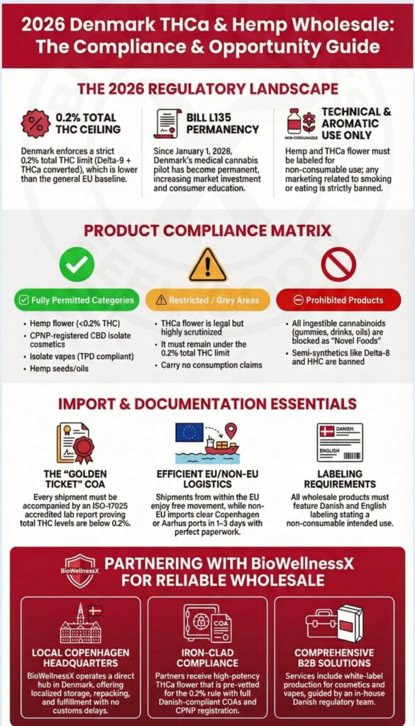 Wholesale THCa CBD in Denmark