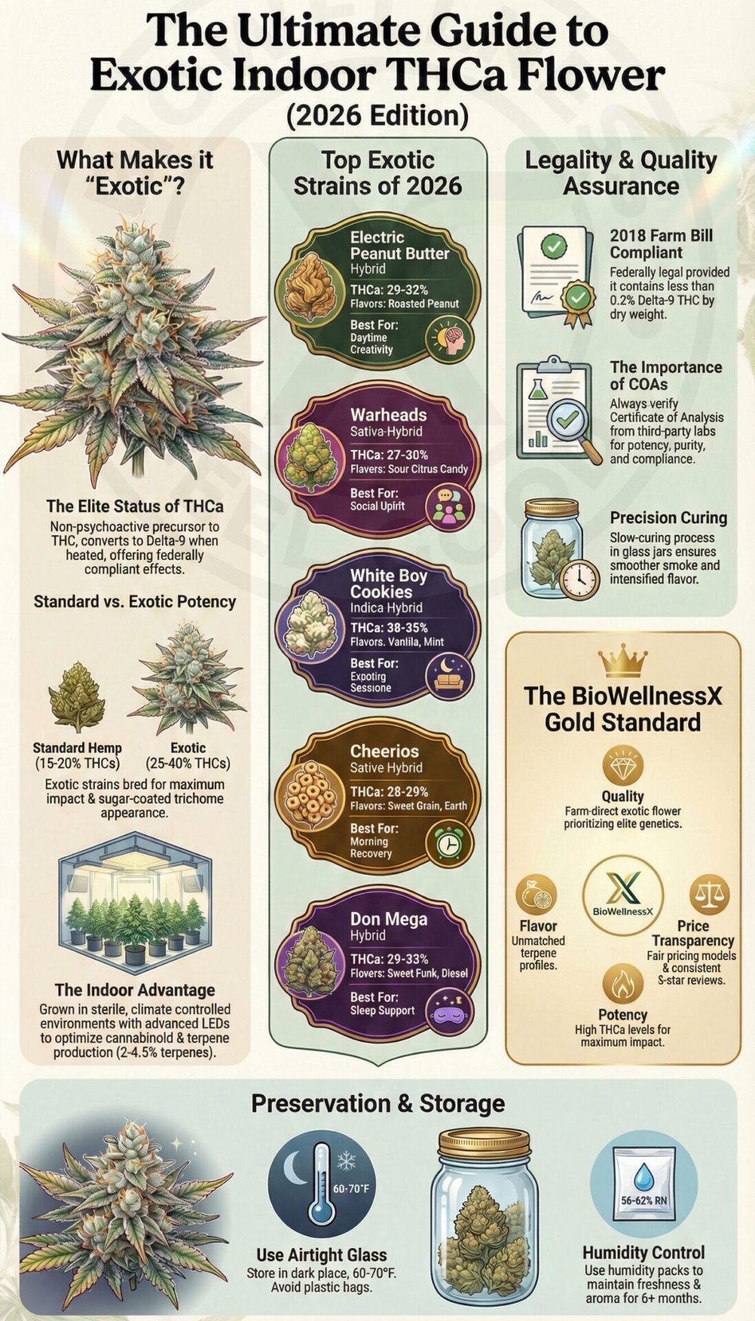 exotic thca flower guide