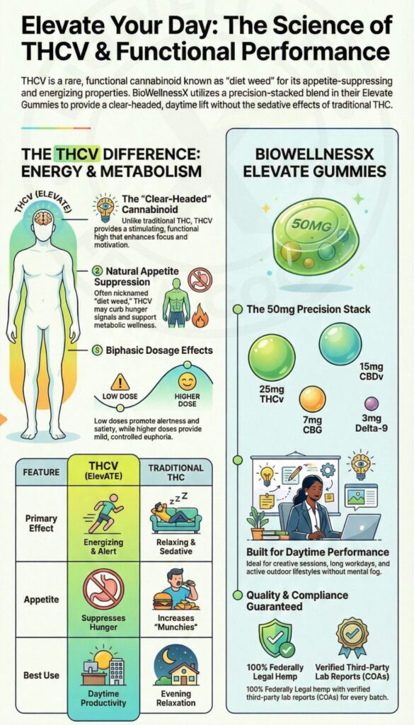 thcv vs thc comparison chart