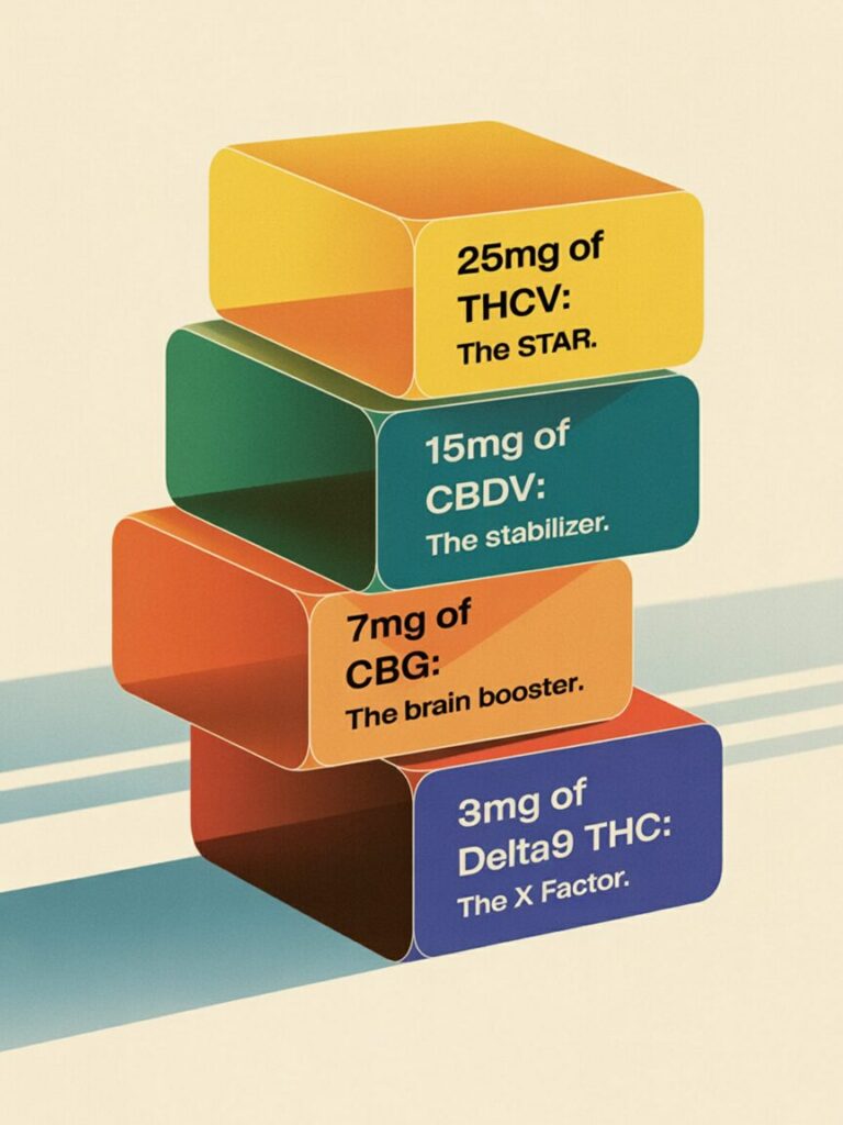 strongest thcv gummies stack